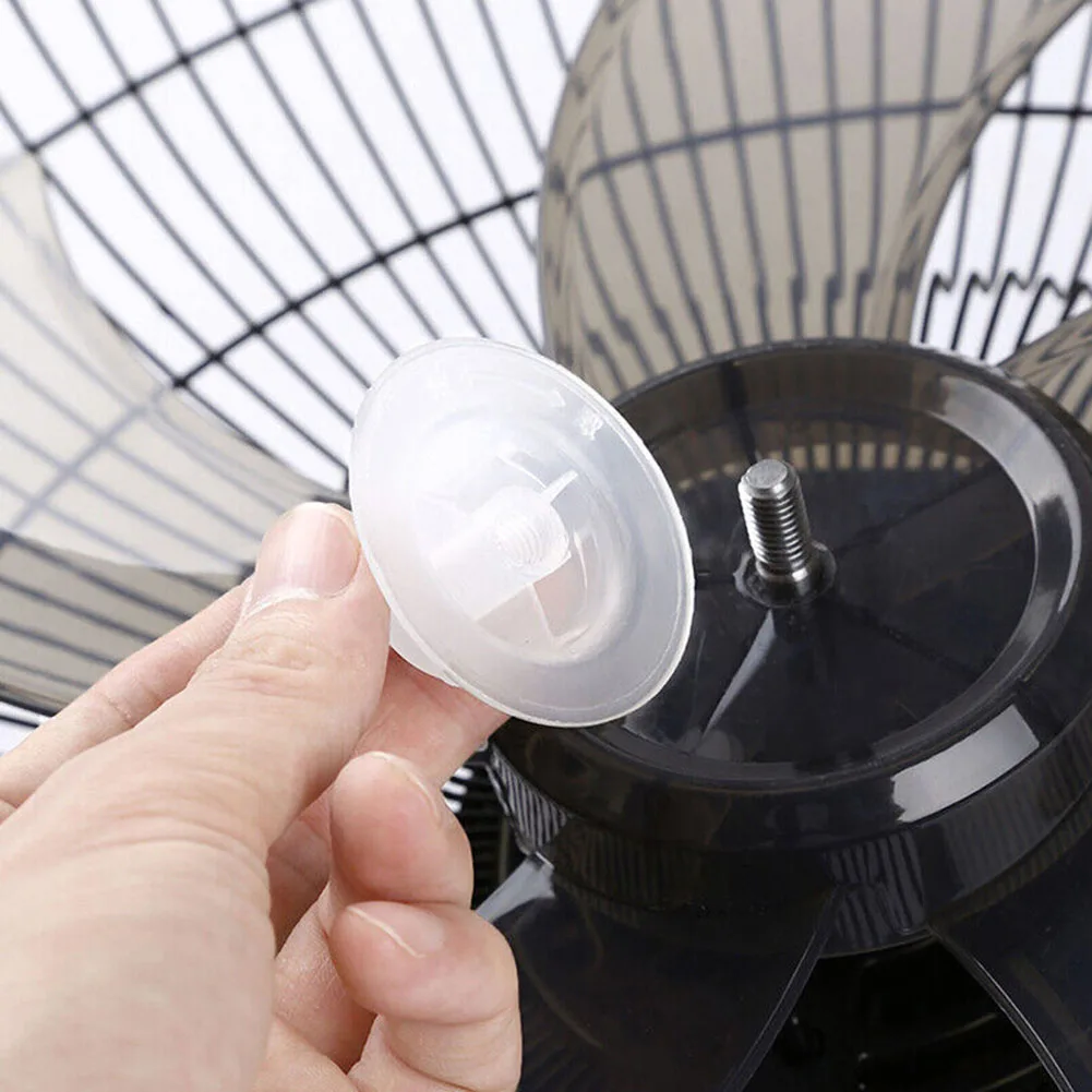 Fembladet 18 tommer ventilatorbladsudskiftning med møtrikdæksel, egnet til sokkel- og bordventilatorer, lavet af pp-plast