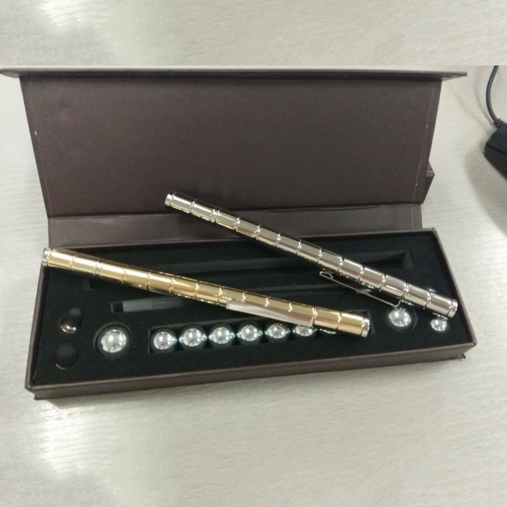 Stylo magnétique multifonction à pression, support amusant pour tablette, , aimant en métal,