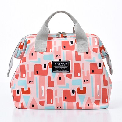 Sac fourre-tout à couches pour bébé avec sac à biberon et tapis à langer pour maman, sacs à main de voyage, organisateurs de poussette, sacs à bandoulière à couches: Pink