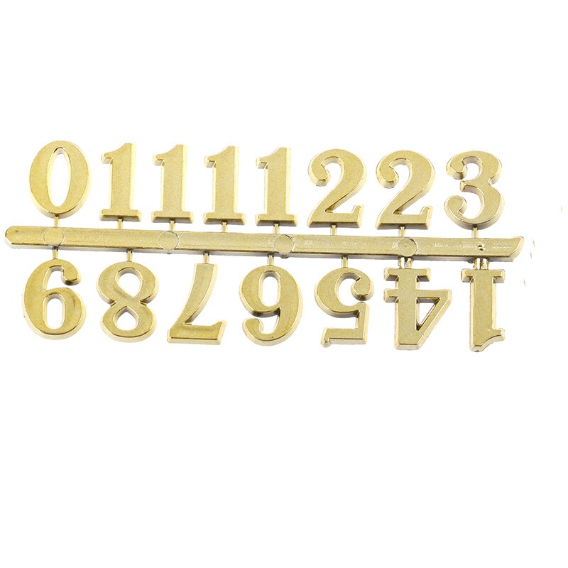 1 Set Roman Numerals Or Arabic Numerals Clock Accessories For Quartz Clock Dial Repair DIY Clock Replacement Mechanism: red