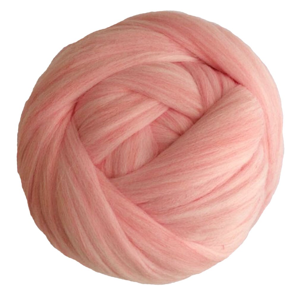 Chunky strik tæppe garn super blød bulk roving merino uld garn alternativ tæppe tørklæde sweater hånd strikke garn 250g