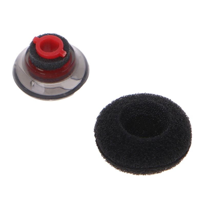 Almohadillas de silicona suave para los auriculares, almohadillas transparentes para los auriculares, accesorios de espuma negra para Plantronics Voyager 5200