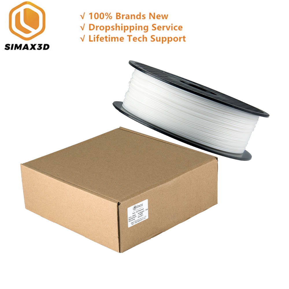 SIMAX3D 1.75mm PLA filament consumables 3D printer parts extruded plastic spool mpressora with all biodegradable resin