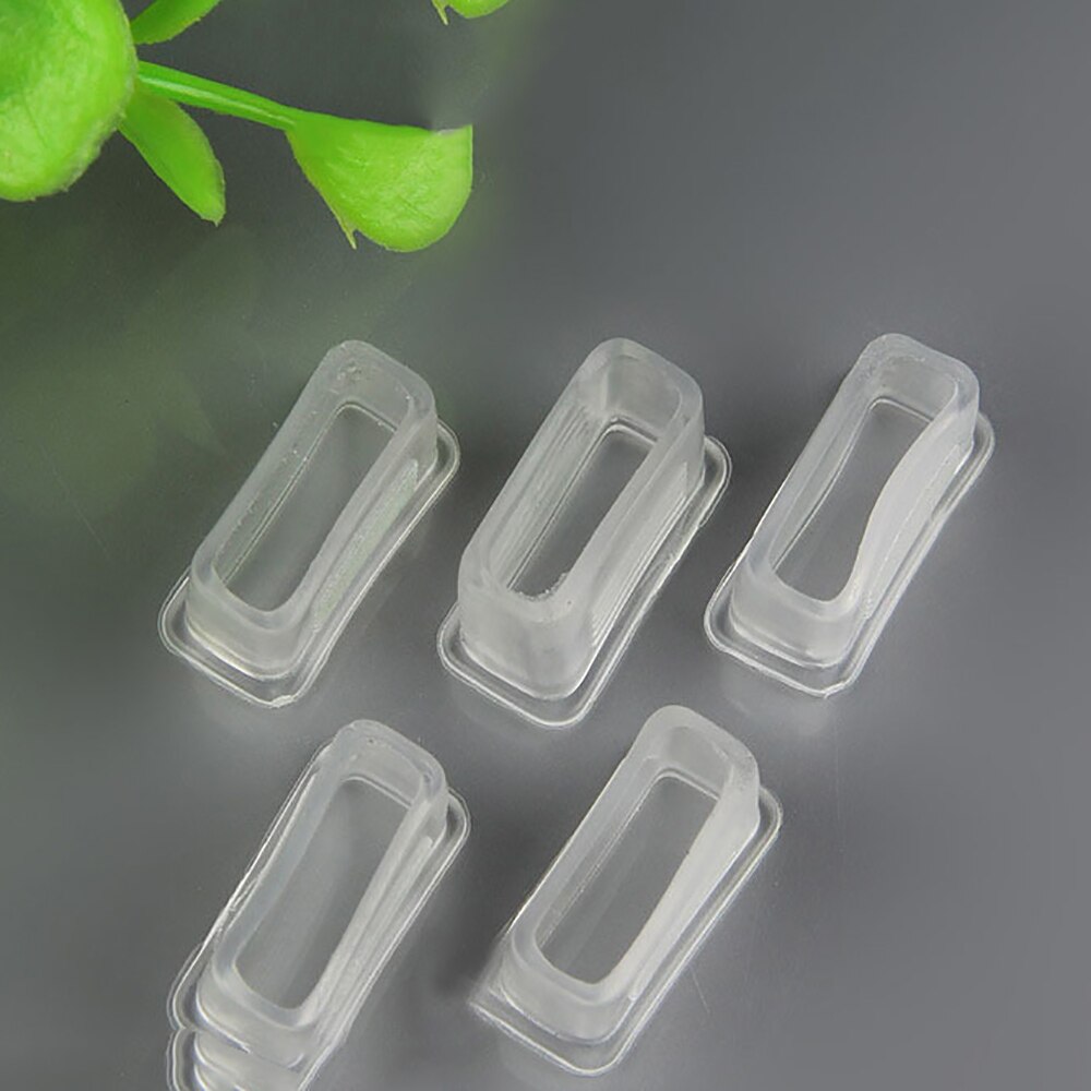 20 st domare visselpipa skydd 2*2.2cm genomskinliga visselpipor dämpade mungrepp fotboll domare visselpipa skyddstillbehör