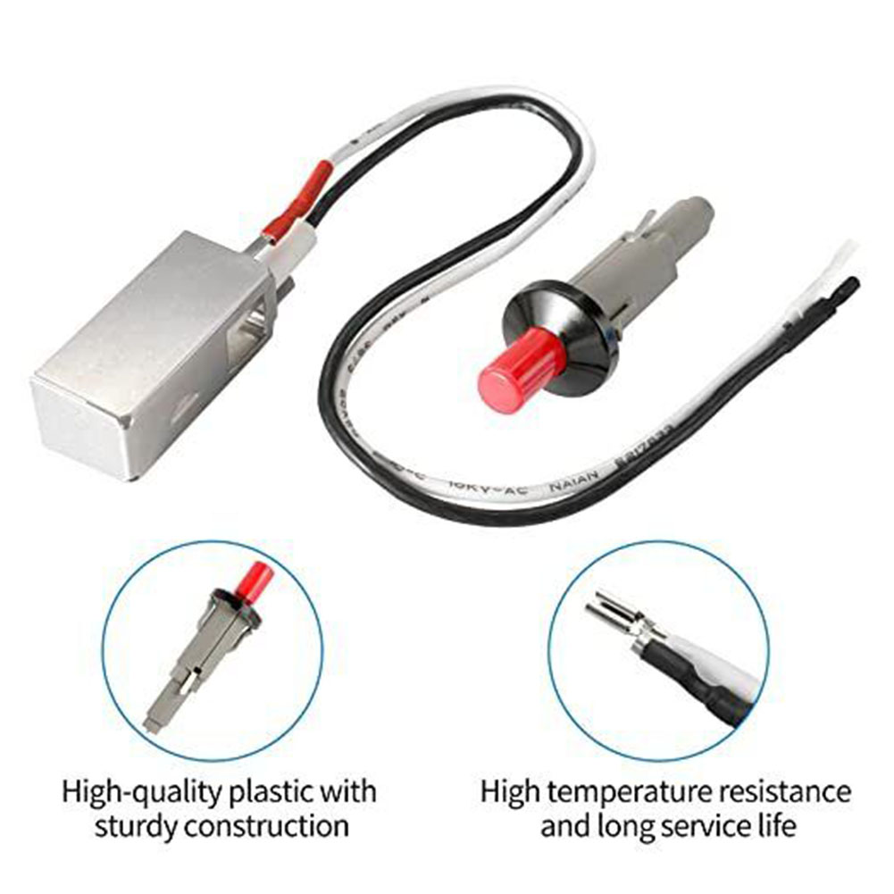 Grill Ontsteking Kit Fit Voor Weber 7510E-210 500 700 E-310 E-320 Piezo Ontsteking Montage Gas Fire ontsteker