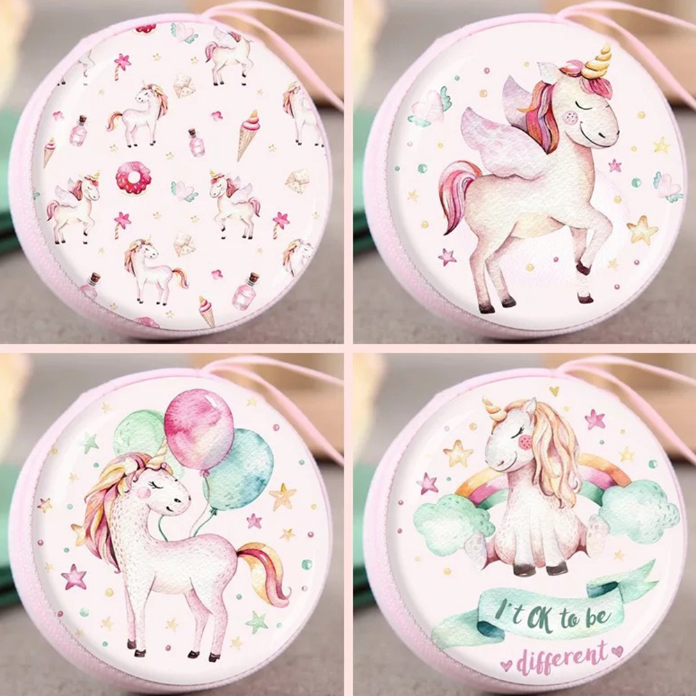 Mode Schattige Kinderen Portemonnee Kleine Vrouwen Coin Zakken Mooie Afdrukken Portemonnee Dier Bloem Muntzakken Meisjes Coin tassen