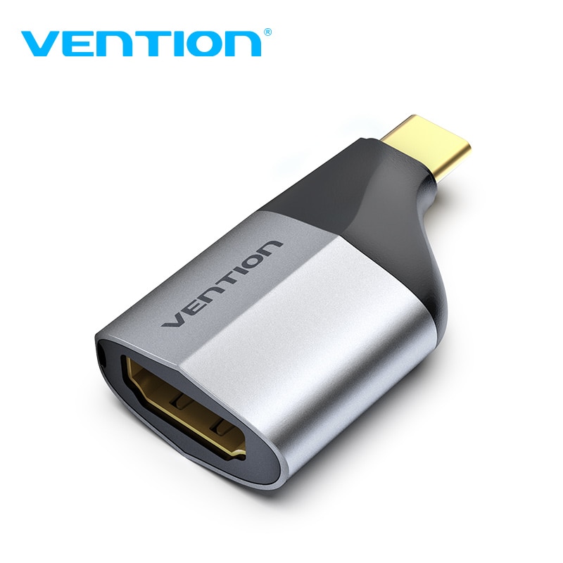 Vention-Adaptador USB C a HDMI, tipo C, 4K 2,0, convertidor para MacBook, Samsung S10/S9, Huawei P40, Xiaomi tipo C a HDMI 1,4