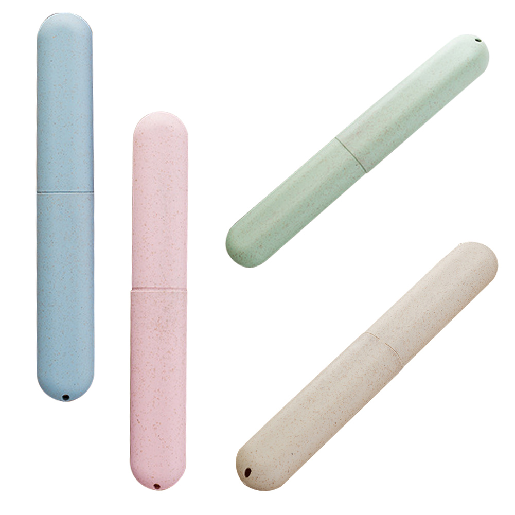 Hvede halm tandbørste boks tandbørste rør