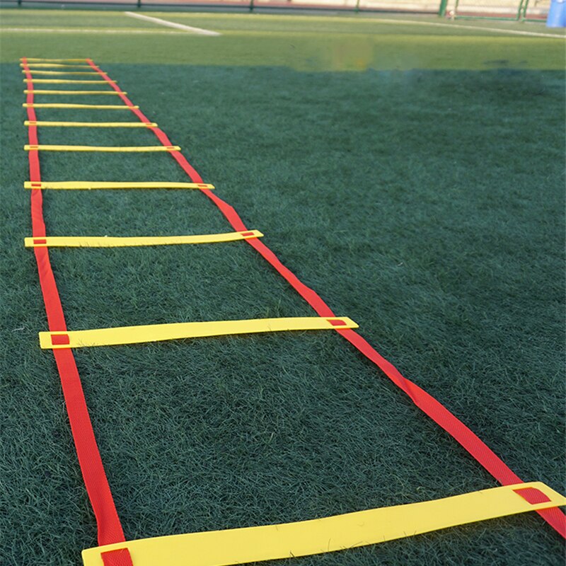 Football Training Ladders 5 Style 6/8/10/12/20 Rung Nylon Straps Soccer Ball Ladder Equipment Speed Ladder