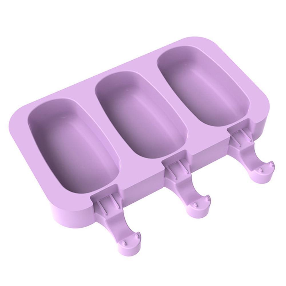 Moule à glace en silicone pour bâtonnets de glace, moules à glace recouverts, moules à glace pour enfants,  x8 moules en 7, 50 bâtonnets faits à la main, glace en bois  m0 l 2