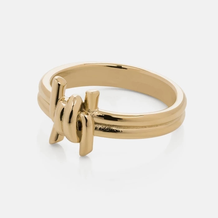 Punk Paar Doornenkroon Ringen Rose Goud Kleur Twig Vinger Ringen Prikkeldraad Sieraden Party Charm Rings
