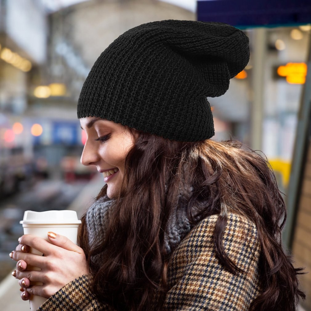 Mützen für Männer Feste Woll Verdickt betroffen Kappe Warme Mütze Mann Mütze Winter Hüte Lässige Hüfte hüpfen Deckel unisex schädel Kappen