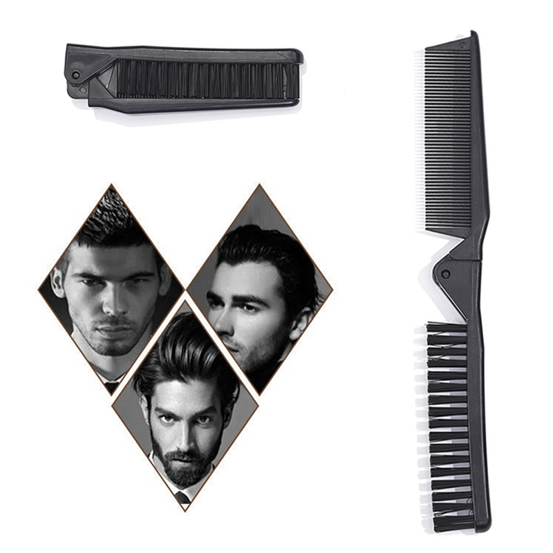 Soft Boar Bristle Hair Comb Portable Travel Beard Brush Foldable Massage Anti Static Hairdressing Styling Tool Women Men