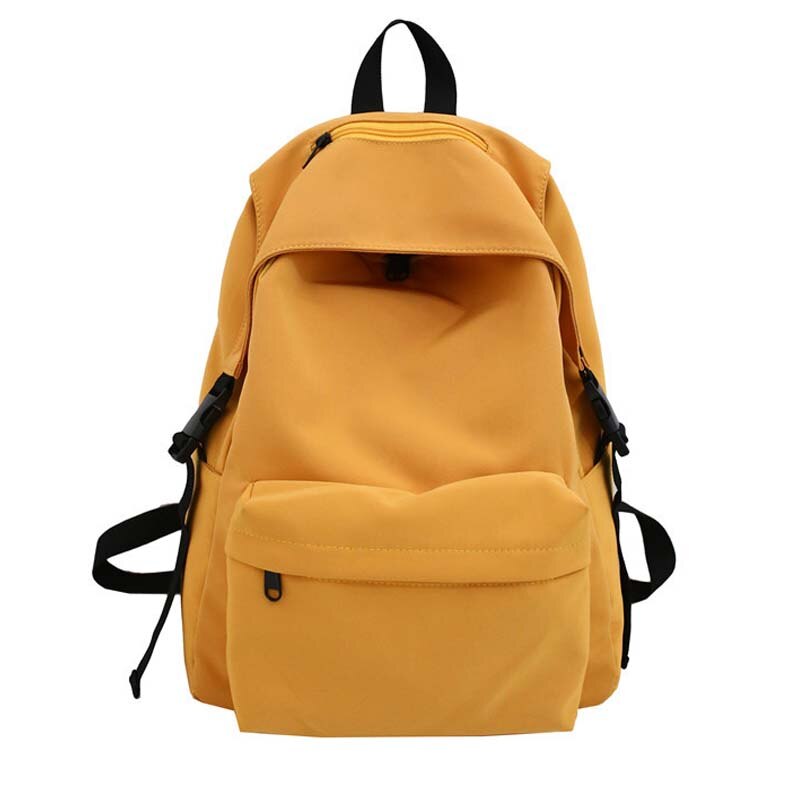 Waterproof Nylon Backpacks Women Bag Backpack For Women Big Small Travel Backpack Female Shoulder Bag Mochilas: Yellow / 29cm x15cm x40cm