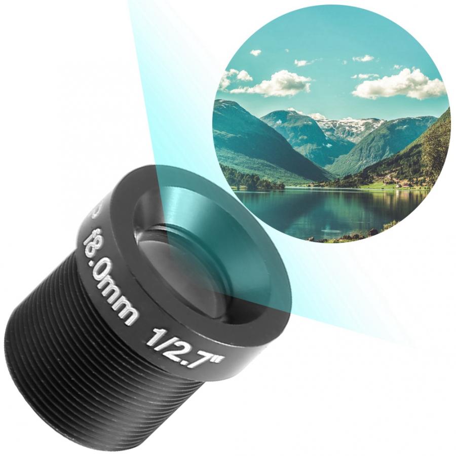 8mm 1080P CCTV Security Lens Wide Angle Replacement for Camera Security Camera Lens