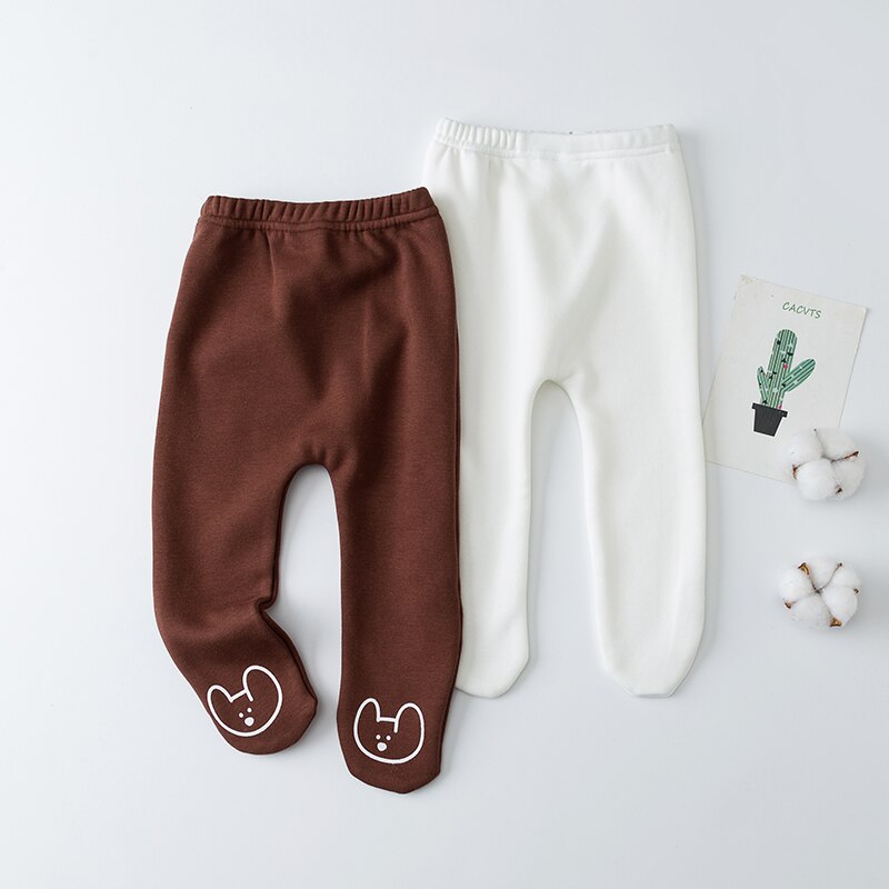 Mallas coreanas de estilo de dibujos animados para bebés, leggings