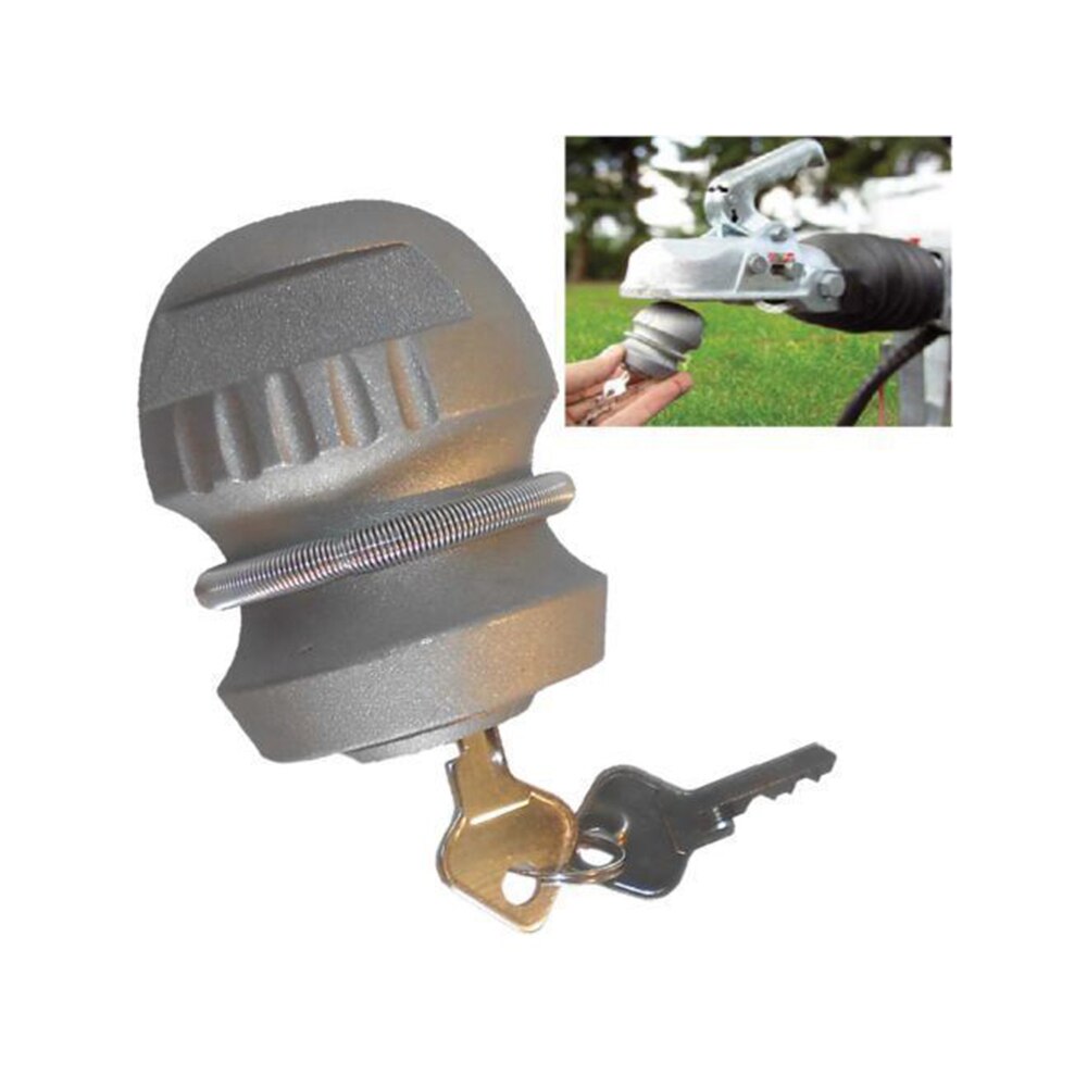 Universal træklås anhængertræk kobling lås caeavan lås lås træk campingvogn lås 50mm anhænger lås