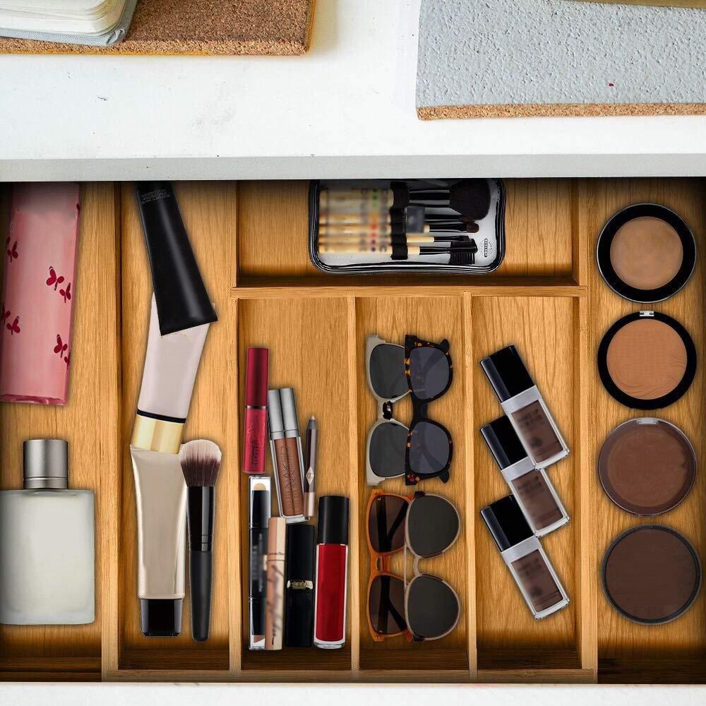 Expandable Drawer Organizer Tray Spoon Cutlery Separation Finishing Storage Box Cutlery Organizer Kitchen Accessories Organizer