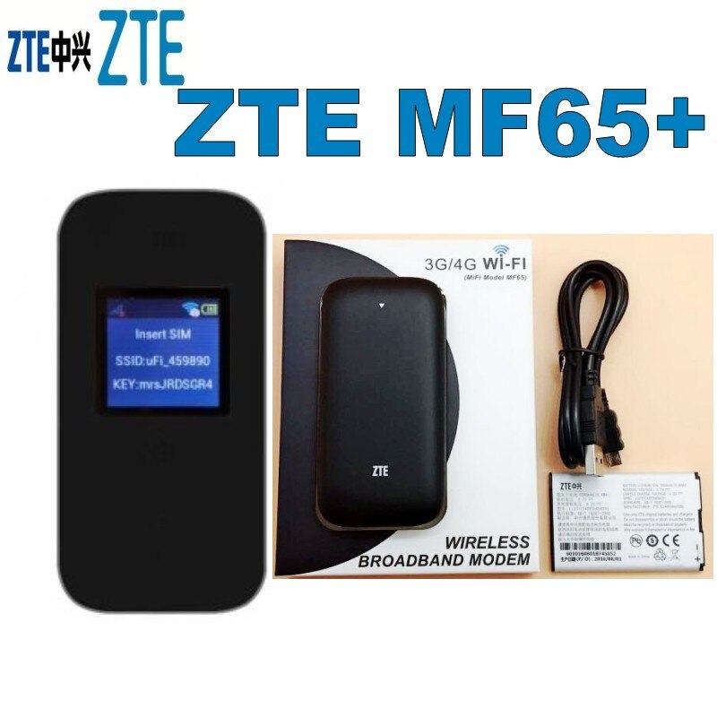 Zte  mf65+  router  - 21 mbps 3g wirelss router