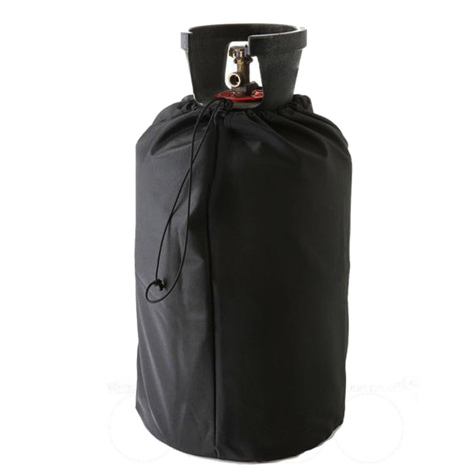 Propane Tank Cover Waterproof Dark Black Cover with Drawstrings Fits 20lb Tank Cylinder Gas Bottle Covers
