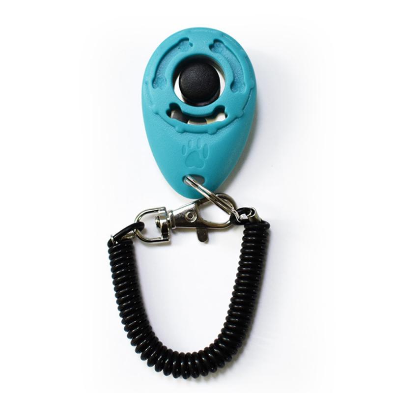 Tragbare Universal- Fernbedienung Ebene Hund Clicker Klang Trainer, Handgelenk Band Geschmack Pfeife Haustier Ausbildung Verwalten Werkzeug Zubehör: 2Stck / Himmel Blau