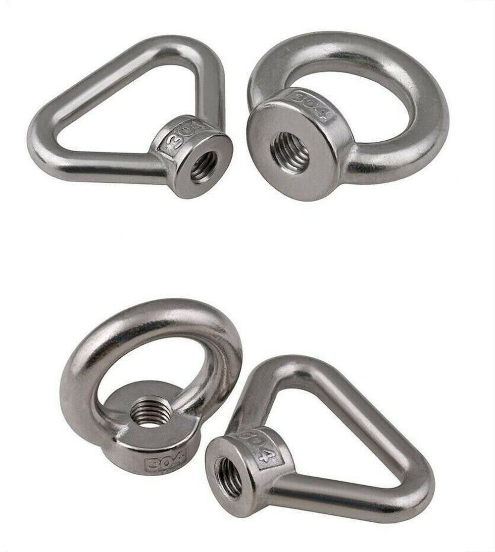 304 stainless steel eye nut M3-M24 Round Ring Nut / M8-M24 Triangular Ring Nut
