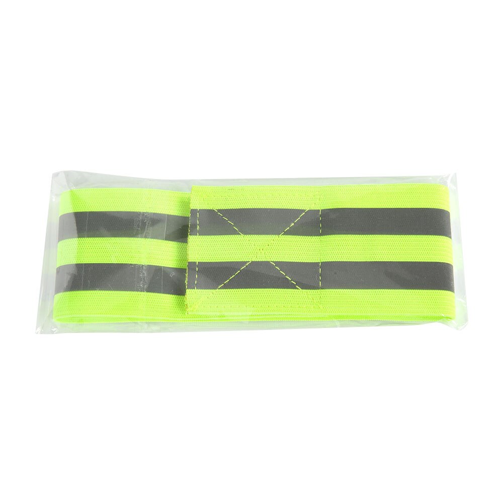 1 stuk elastische polsbandjes reflecterende band 5cm brede waarschuwingsbanden voor nachtelijk hardlopen pols enkelbandjes veiligheid fiets reflecterende band