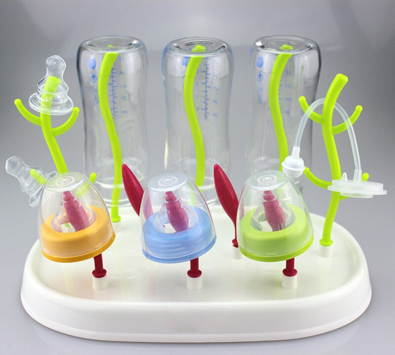 Drying Rack Baby Bottle Dryer For Bottles Babies Drainer Storage Dryer Babies Bottles Dryer Cup Rack Baby Feeding Bottles: Default Title