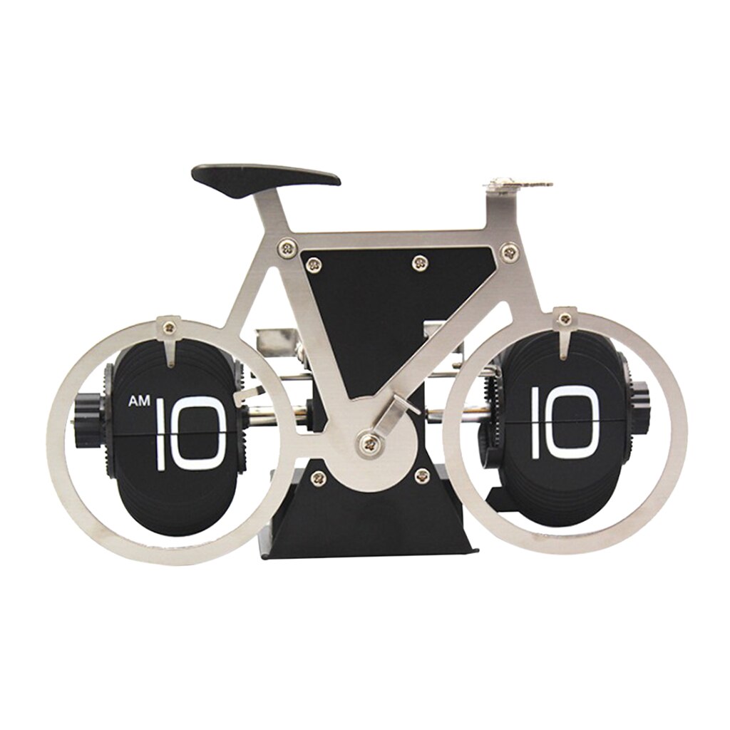 Moderne Seite Drehen Fahrrad Schreibtisch Uhr Dekoration Büro Regal Uhr Heimat Dekorative Kunstwerk Tabletop Dekor Für freundlicher freundlicher