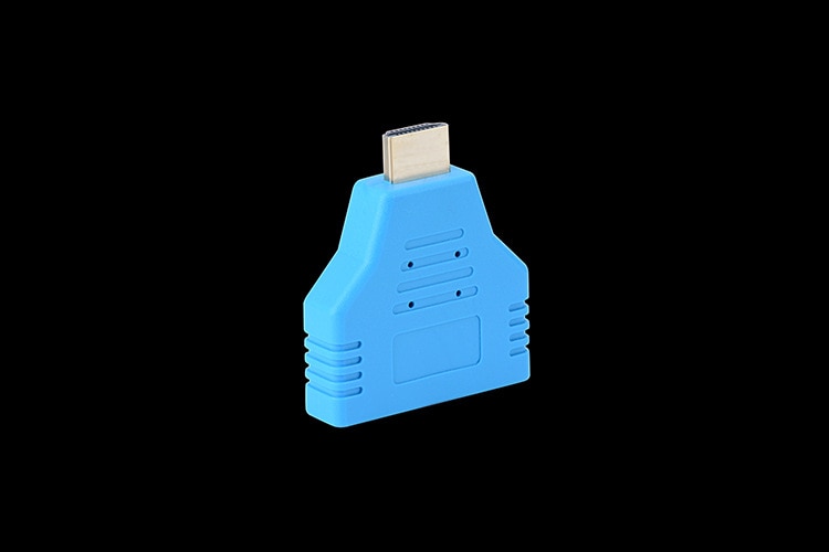 1080p 1 in 2 hdmi-splitter mannelijk mannelijk  to 2 vrouwelijk hoofdadapter hdmi mannelijk naar vrouwelijk