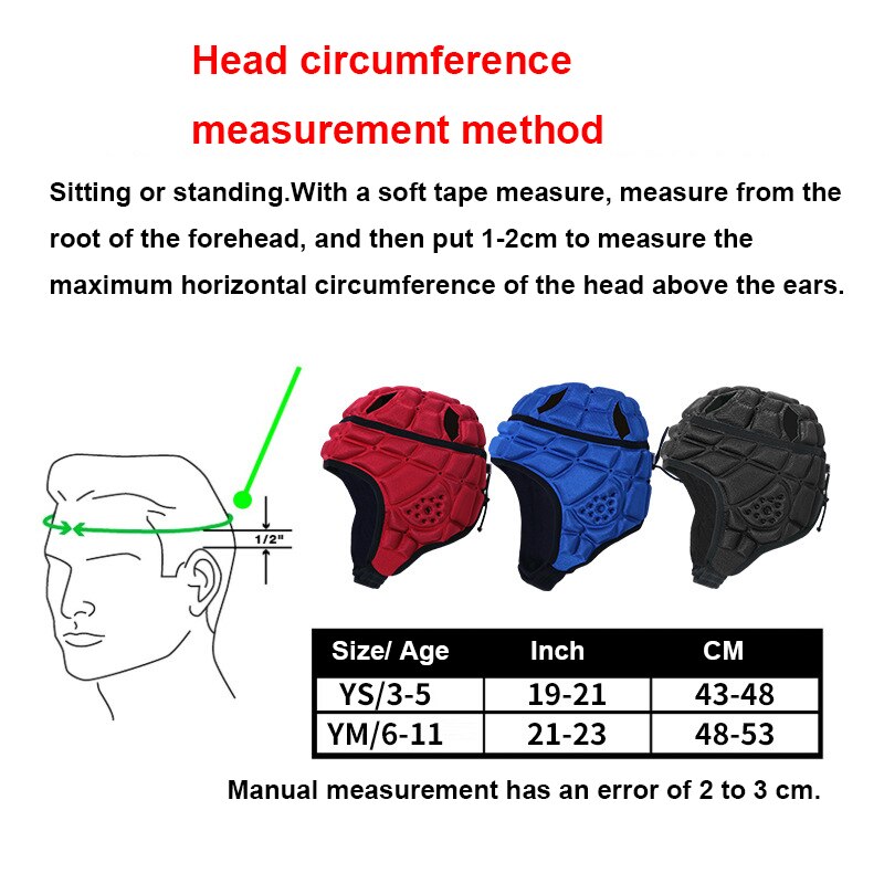 Casque de Rugby pour enfants, chapeaux de gardien de but, de football, d'entraînement pour enfants, Protection de tête de Baseball, doux, éponge de Skateboard