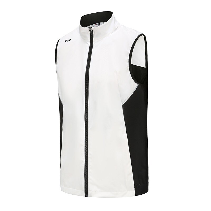 Chaleco de Golf para hombre, ropa sin mangas con cremallera completa, abrigo impermeable a prueba de viento, uniforme de competición, chaquetas de abrigo de cintura para primavera e invierno: L