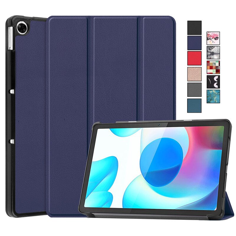Voor Realme Pad 10.4 Inch Tri-Vouwen Hard Pc Stand Cover Voor Funda Realme Pad cover Case Tablet
