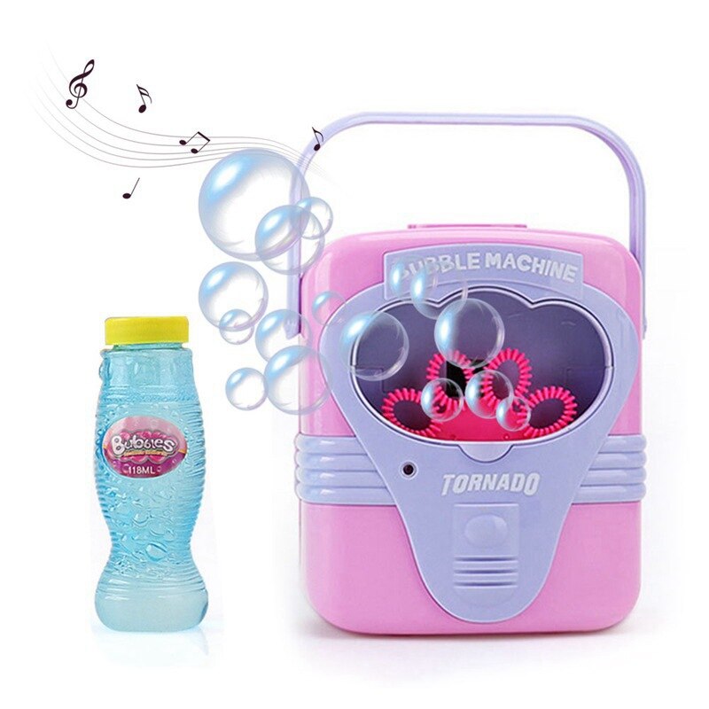 Automatische Elektrische Bubble Machine Zeep Blow Bubbels Blower Maker Party Zomer Indoor Outdoor Feesten Speelgoed Voor Kids