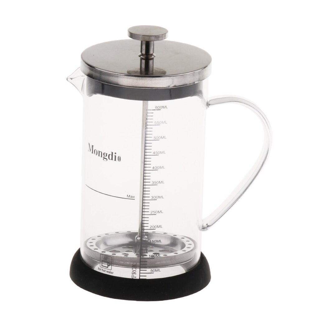 French Press Glass Cafetiere French Filter Coffee Press Plunger