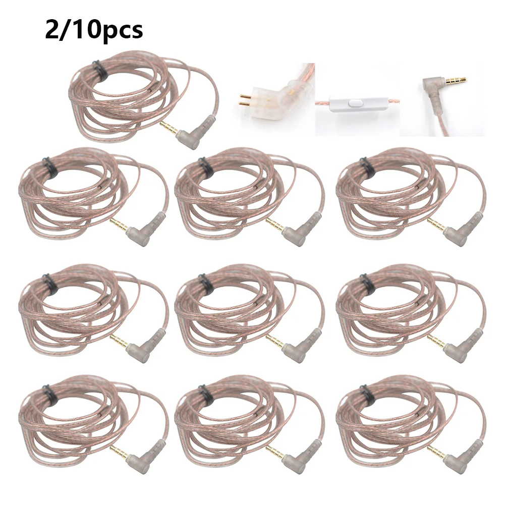 Cable Original KZ, Cable de auriculares giratorio de cobre de alta pureza para ZS3 ZS4 EDX ZSN ZST ASX EDX ZSX CA4 C12 C16 ZAX C10