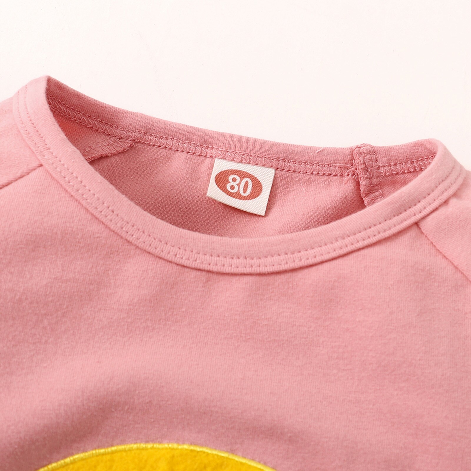 Peuter Baby Meisje Sets Regenboog T Shirt Korte Mouwen 0-Hals Effen Shorts Outfits Zomer Kids Baby Baby meisje Kleding