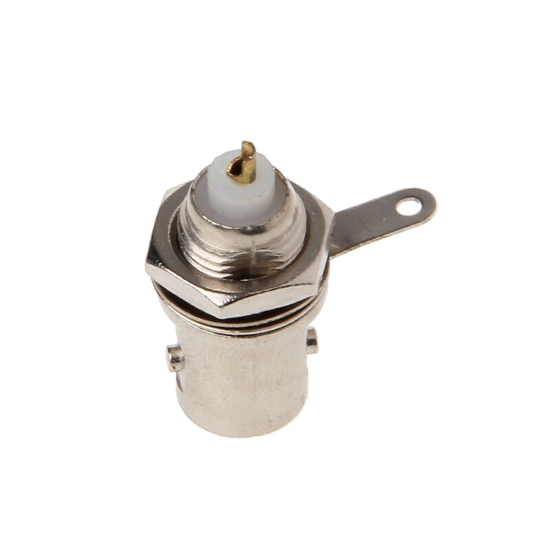 10Pcs/Set BNC Female Nut Bulkhead Solder Connector Adapter For Video Surveillance Support
