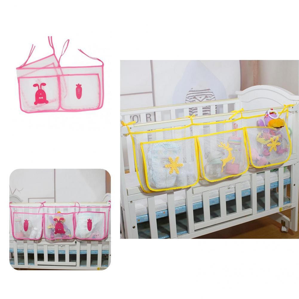 Starke zuletzt-Lagerbier dauerhaft Kindergarten Dekoration Krippe Hängen Tasche Nylon Krippe Organizer mit Gurt für Baby-feuchttücher