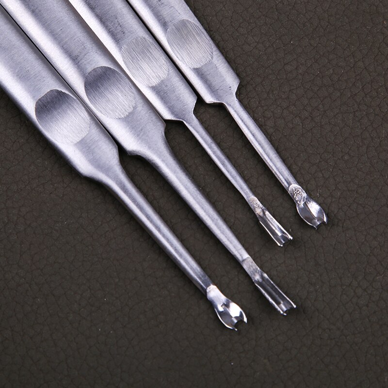 KAOBUY 1Pcs U+V Shaped Leather Stitching Skiving Tool Groover Punching Tool Kit Leathercraft Hole Puncher Edge Beveler Tool Kit