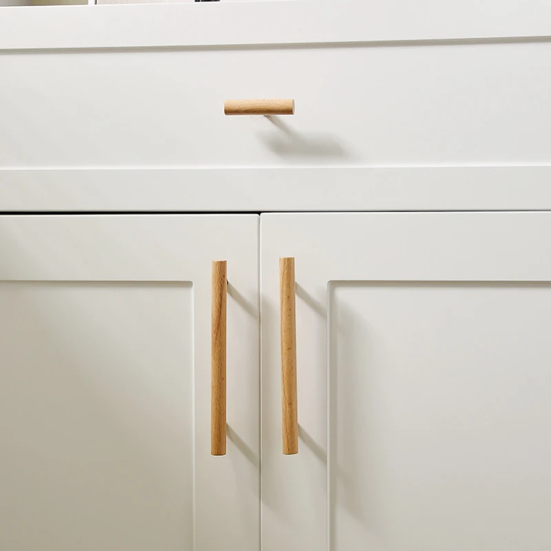 Neue chinesische Stil Möbel Kleiderschrank Türgriff Schrank Original Holz Massivholz Türgriff Durcheinander schwarz Walnuss Griff