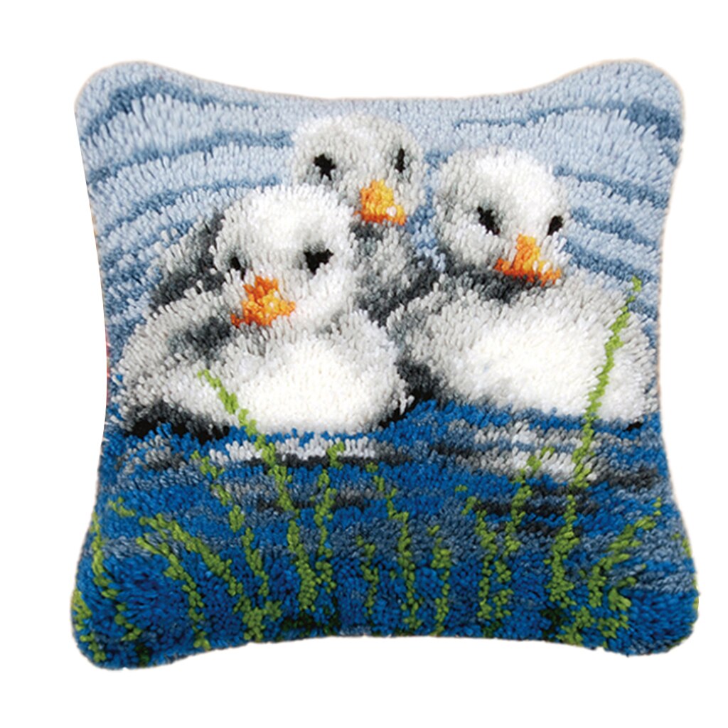 Knopen Kussen Voor Kinderen En Volwassenen Om Knoop Zelf, Knopen Haak Dier Blossom: Three Duck