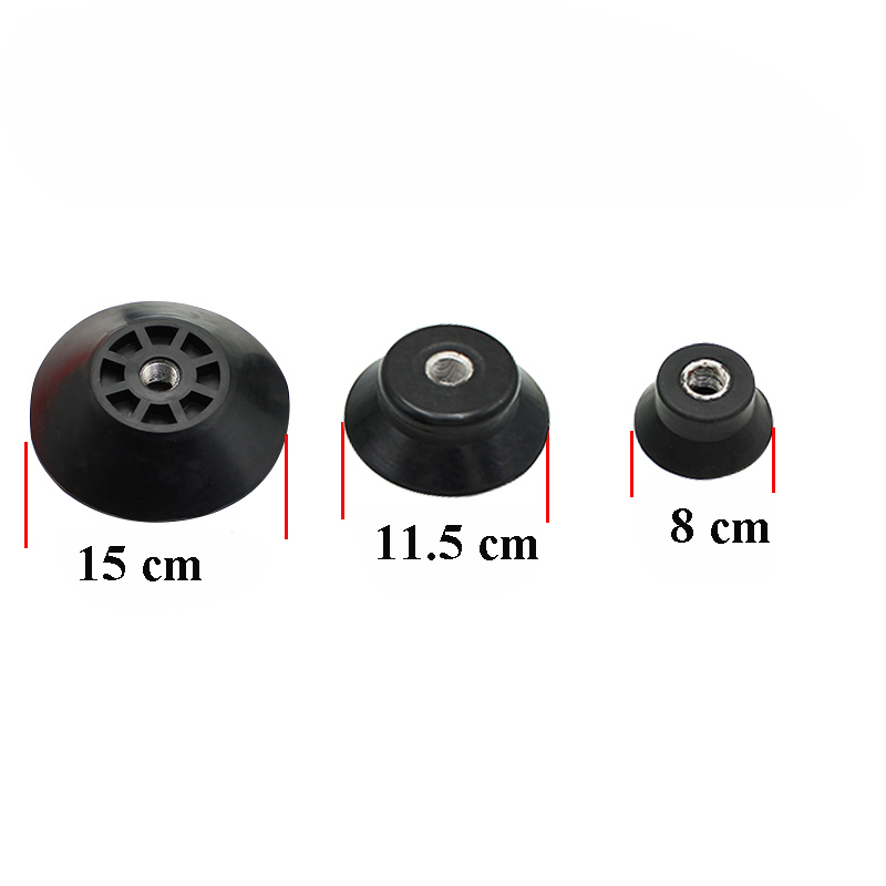 Pneumatic dent puller with 15 cm , 8 cm, 11,5 cm cups for car body repair