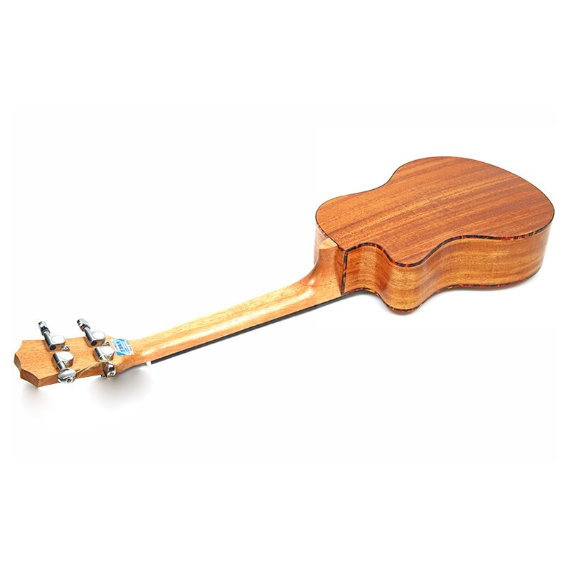 Ukulele acustico da concerto tenore 23 pollici chitarra da viaggio 4 corde Guitarra legno mogano Plug-in strumento musicale