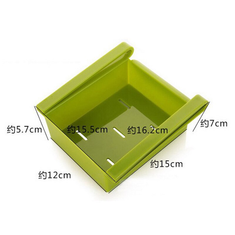 Kitchen Article Storage Adjustable Fridge organizer Storage Box Drainer Shelf Spacer Layer Food Storage Racks Kitchen Gadgets