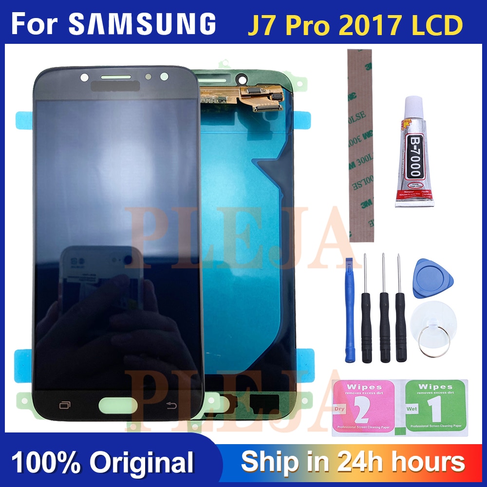 Pour Samsung Galaxy J7 Pro J730 J730F J730GM J730G écran LCD avec écran tactile numériseur assemblée PLEJA