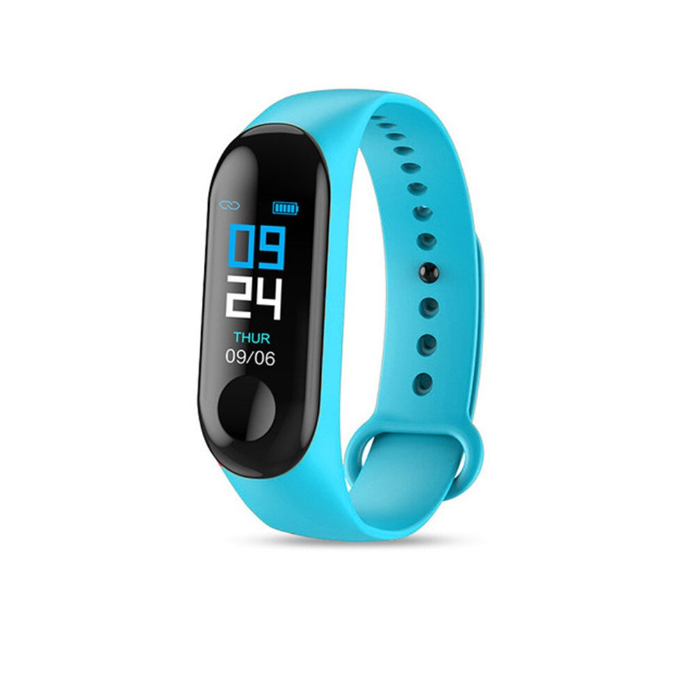 M3 più Intelligente Della Vigilanza Della Fascia di Fitness tracker Wristband Heart Rate Attività Schermo a Colori Articoli Elettronica Smart, Smartwatch, Bracciali Smart Fitness Vigilanza di Sport Del Braccialetto: Blue