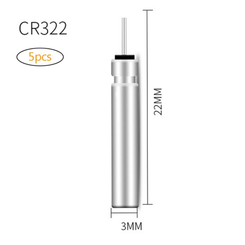 5pcs/set CR-311/CR-322/CR-425/CR-435 Batteries Fishing Float For Electronic Tackle Accessories Fishing Float Battery Lithium: 02