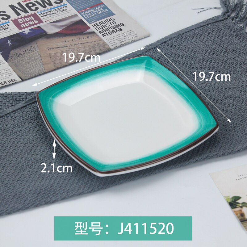 A8 vaisselle en mélamine assiette de forme spéciale pour usage domestique et Restaurants servant plat porcelaine cai die dîner: J411520