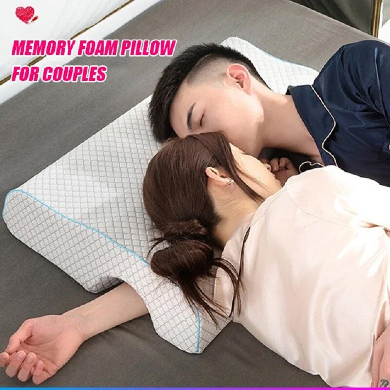 Style Couple Pillow Slow Rebound Memory Pressure Pillow Anti-Hand Paralysis Pillow Duet Protection Cervical Pillow